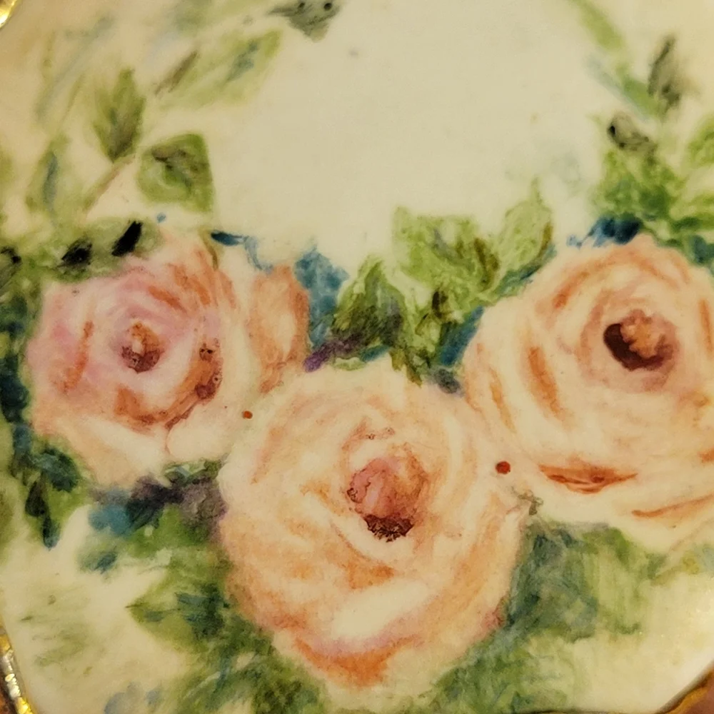 Vintage pretty painted